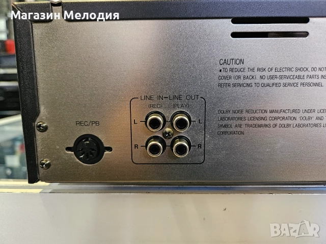 Триглав касетен дек ONKYO Integra TA-2350 В отлично техническо и визуално състояние., снимка 11 - Декове - 52488384