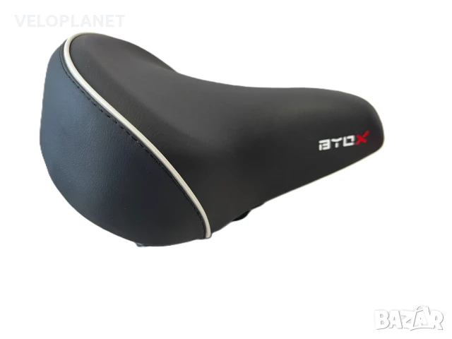 Седалка широка Биокс с бял кант, снимка 2 - Аксесоари за велосипеди - 50565544
