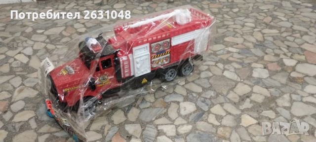 детска играчка пожарна кола, снимка 8 - Коли, камиони, мотори, писти - 45710456