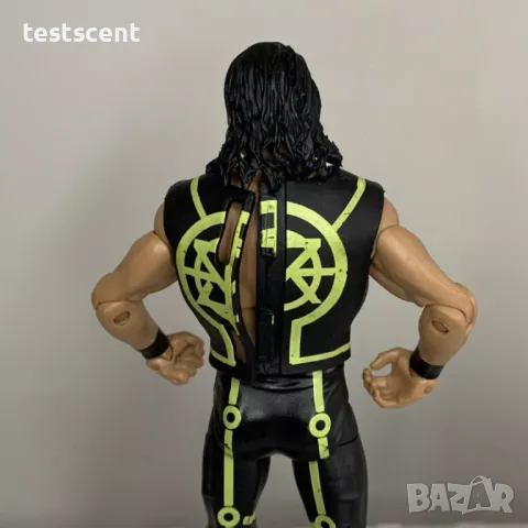 Екшън фигура WWE Seth Rollins Сет Ролинс Mattel Elite figure играчка removable vest, снимка 7 - Колекции - 48495622