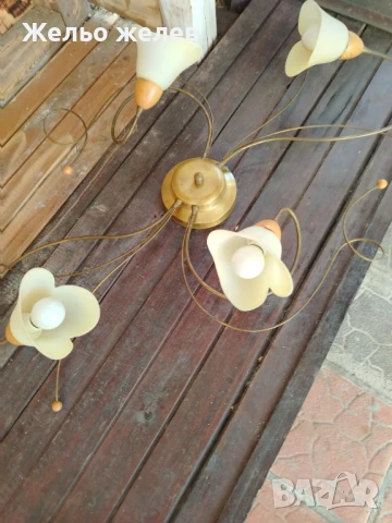 Абажур голям 4ка месинг