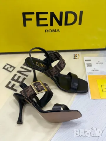 дамски сандали на ток fendi , снимка 2 - Сандали - 46911305