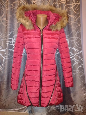 Уникално зимно яке с естествен пух