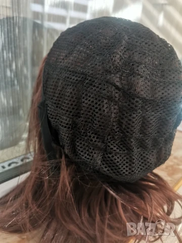 Нова тъмно кестенява перука 35 см Боб стил без бретон - мод.22, снимка 12 - Аксесоари за коса - 13441820