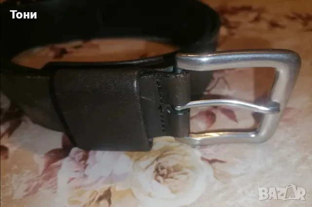 Мъжки Колан Изцяло от Естествена Кожа като Нов 110см , снимка 5 - Колани - 50953670