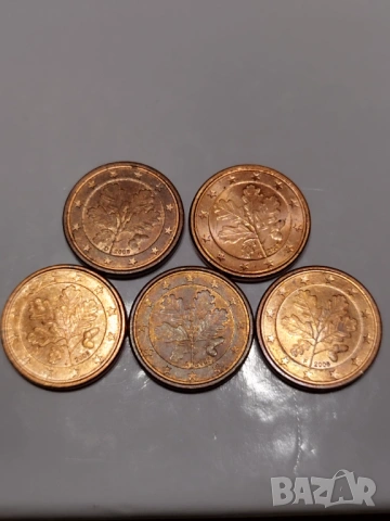 15 кг. Евро центове 1,2 и 5., снимка 3 - Нумизматика и бонистика - 53578173