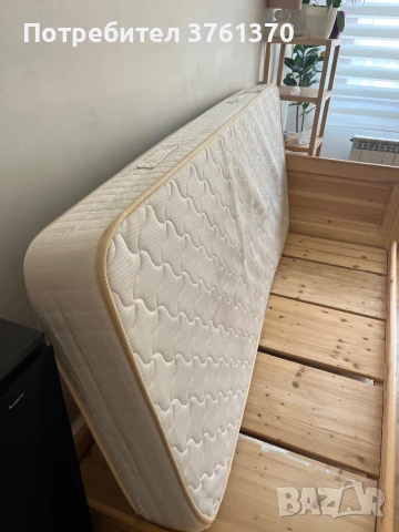 Легло МАСИВ 90/200, снимка 4 - Спални и легла - 50970962