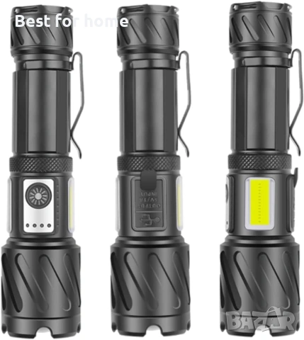  WindFire Torch, супер ярко, презареждащо се, мощно фенерче за туризъм, снимка 7 - Къмпинг осветление - 53019024