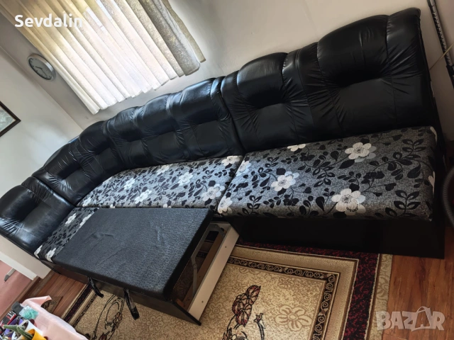 Ъглов диван за хол, снимка 2 - Дивани и мека мебел - 53953708