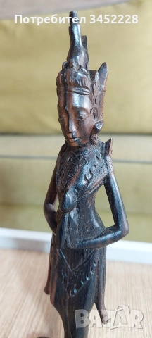 дърворезба масив за ценители височина 20см , снимка 5 - Декорация за дома - 52964426