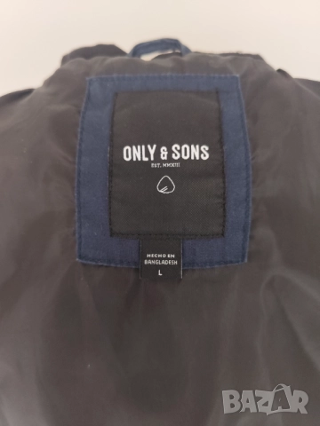 Only&Sons мъжка парка, снимка 5 - Якета - 51913444