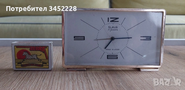 Часовник настолен механичен , снимка 5 - Антикварни и старинни предмети - 54169188