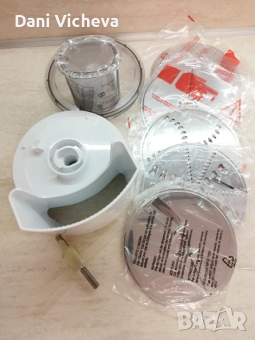 Bosch MUZ5VL1, комплект Veggieleve, 5 диска Аксесоар за MUM5, снимка 4 - Кухненски роботи - 52812863
