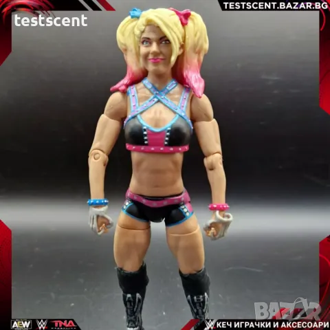 Екшън фигура WWE Alexa Bliss Lexi Kaufman Алекса Блис Elite , снимка 10 - Фигурки - 48449316