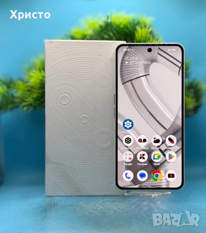 Смартфон Nothing Phone (3a), 256GB, 12GB RAM, 5G, White, снимка 4 - Други - 51450771