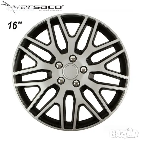 Тасове за джанти 16'' Versaco Dakar Silver/Black, снимка 1 - Аксесоари и консумативи - 49246945