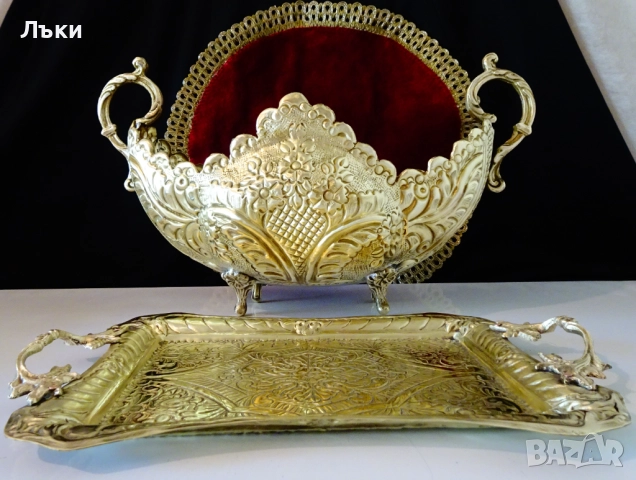 Бронзова жардениера,гондола,фруктиера шедьовър. , снимка 11 - Антикварни и старинни предмети - 51597577