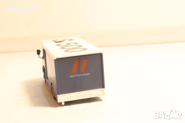 HERPA?? H0 MERCEDES BENZ ИНКАСО БРОНИРАН МОДЕЛ КОЛИЧКА, снимка 6 - Колекции - 54031090