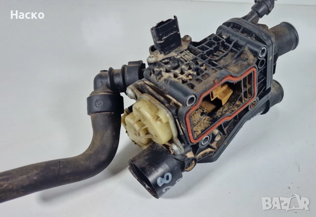 Тяло Стойка Корпус Термостат Пежо Peugeot 5008 3008 Boxer Ford Kuga 2.0 BlueHDI Citroen 9804160380, снимка 3 - Части - 50679482