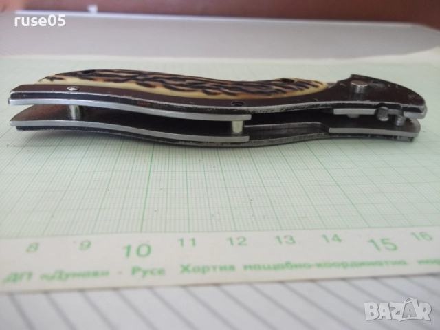 Нож сгъваем полуавтоматичен - 4, снимка 18 - Ножове - 51514849