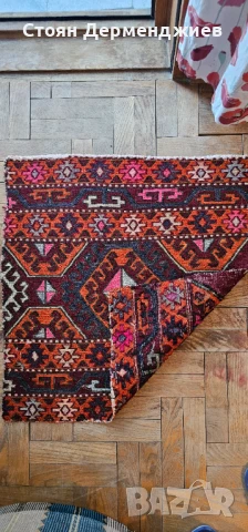 Старинно иранско килимче, снимка 5 - Килими - 50567324