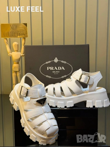 Prada ⚜️Дамски Сандали , снимка 2 - Сандали - 53933543