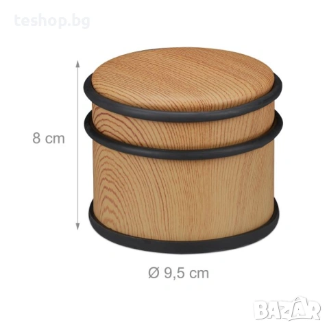 Стопер за врата с ефект на дърво Relaxdays, снимка 2 - Други - 53716011