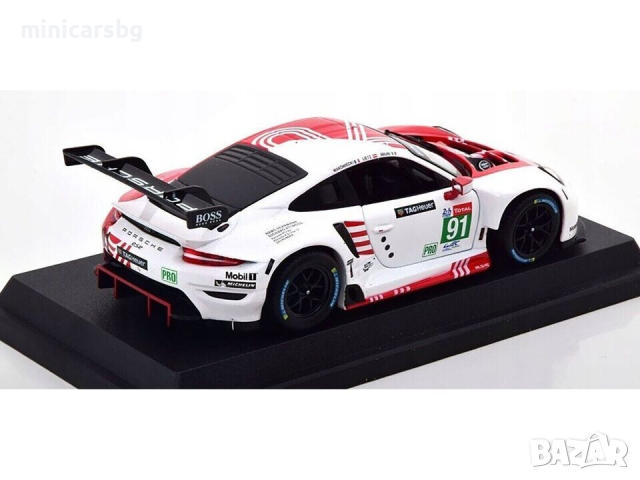 Метални колички: Porsche 911 RSR LM 2020 - Bburago, снимка 3 - Колекции - 44956103
