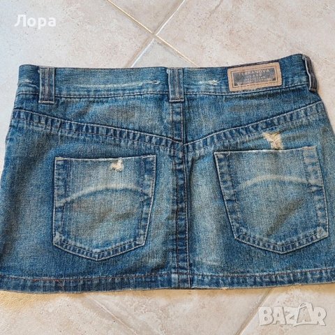 Дамски дънкови поли 5 бр. , снимка 4 - Поли - 50964152