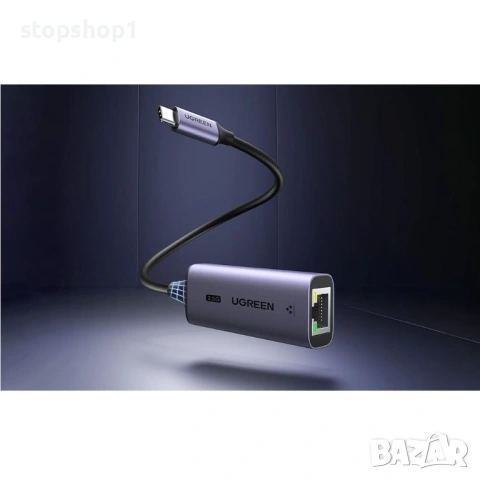 UGREEN USB C към Ethernet адаптер 2.5G, Ethernet адаптер за лаптоп, алуминий, тип C (съвместим с Thu, снимка 10 - Оригинални зарядни - 54227975