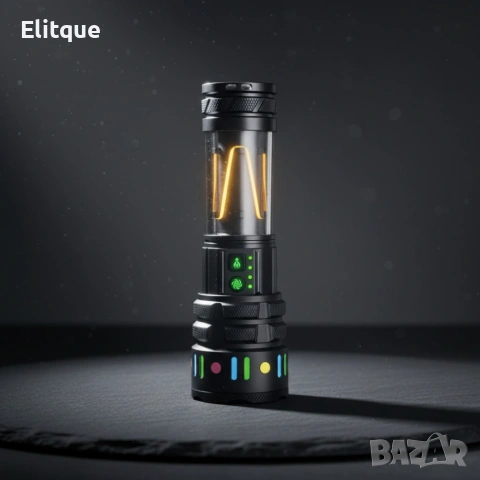 LED мощен фенер YEMAO YM-A5 – 3000 лумена, ZOOM и PowerBank, снимка 5 - Лед осветление - 53371726