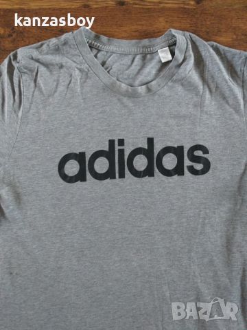 Adidas Essentials Linear Tee  - страхотна мъжка тениска Л, снимка 2 - Тениски - 45830018