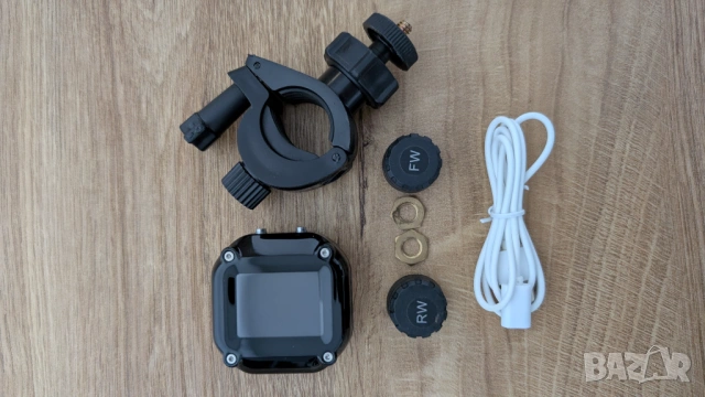 M5 комбиниран монитор за налягане в гумите на мотоциклет с цифров дисплей, външен безжичен детектор 