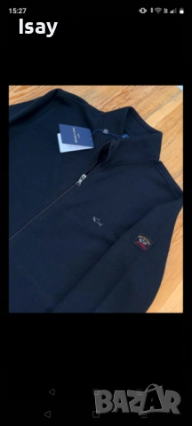 Мъжка жилетка Паул Шарк Л последен размер в тъмно син цвят, снимка 2 - Пуловери - 54040973