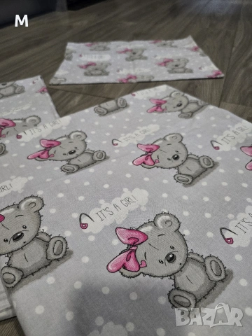 Голям ЛОТ от 4 комплекта за легло за матрак - 60/120 + 2бр чаршафа с ластик + подарък - бяла калъфка, снимка 3 - Спално бельо и завивки - 53266217