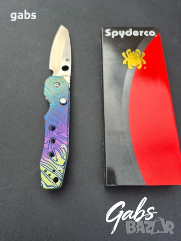 Сгъваем нож Spyderco C240 Smock, снимка 8 - Ножове - 53476640