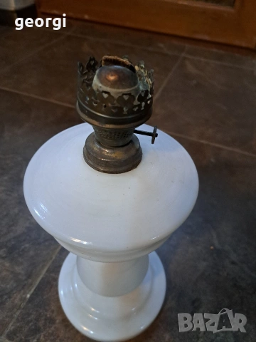 Стара стъклена газена лампа 32/3, снимка 4 - Декорация за дома - 53123626