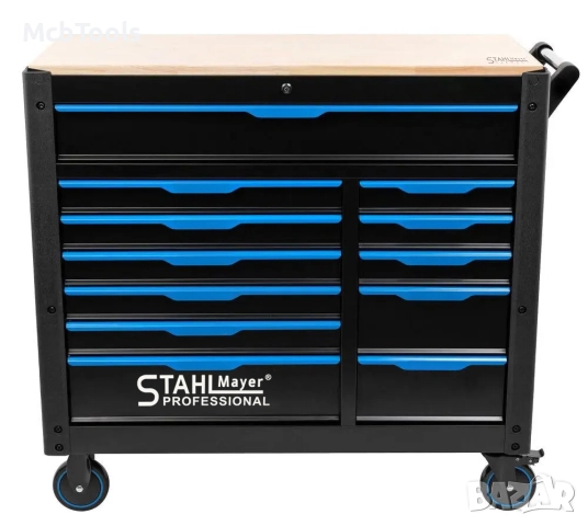 Празен професионален шкаф за инструменти с 12 чекмеджета StahlMayer XXL, снимка 2 - Други инструменти - 51736672