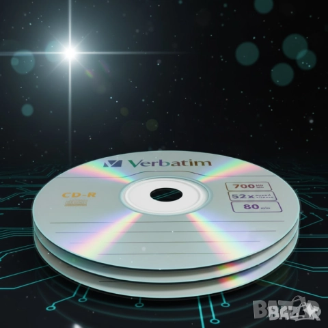 2x verbatim cd-r 52x 80min 700mb