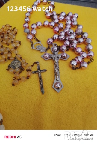 Стари броеници сес естествън камък, снимка 7 - Антикварни и старинни предмети - 53664624