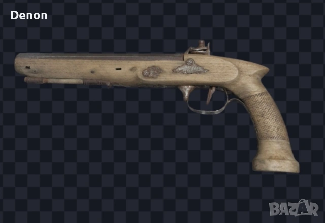 Декоративен Стар Капсулен Пистолет , снимка 2 - Антикварни и старинни предмети - 53928760