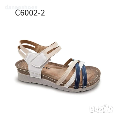 Дамски сандали с цветни каишки , снимка 1