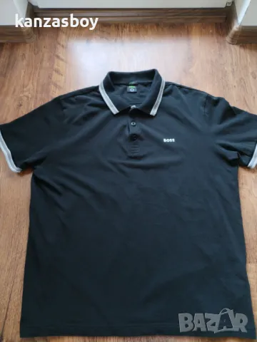 hugo boss green Paddy- страхотна мъжка тениска 3XL , снимка 4 - Тениски - 49980082