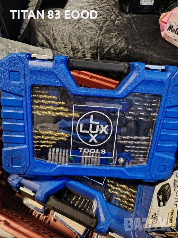 Комплект свредла, битове и инструменти LUX, 101 части