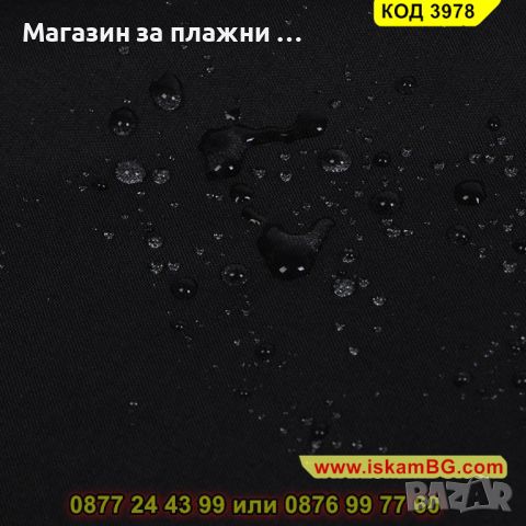 Черна фризьорска пелерина за подстригване - КОД 3978, снимка 7 - Фризьорски принадлежности - 45203031