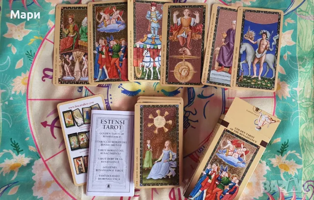 Golden Tarot of the Renaissance, снимка 1 - Карти за игра - 47119367