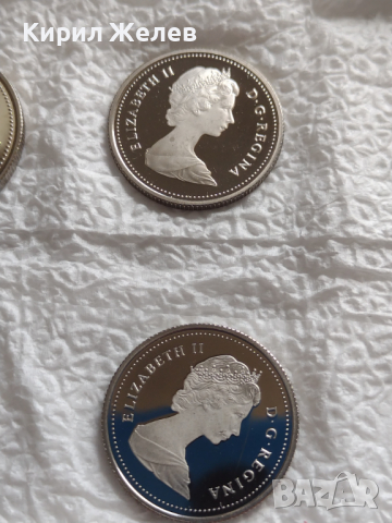 Лот монети 12 броя Канадски долара, центове непипани мат гланц перфектно състояние 43634, снимка 4 - Нумизматика и бонистика - 45020832