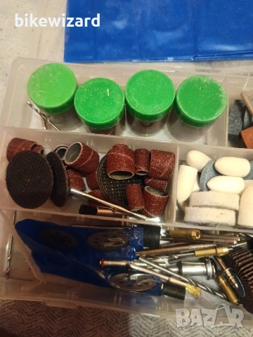 Комплект накрайници за мини машина шлифовъчна / дремел НОВИ, снимка 5 - Други инструменти - 53360353