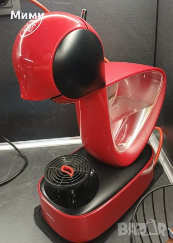 Кафемашина Nescafe Dolce Gusto Infinissima KRUPS - червена, снимка 3 - Кафемашини - 53155409