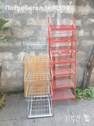 Стелажи за магазин, търговски обекти